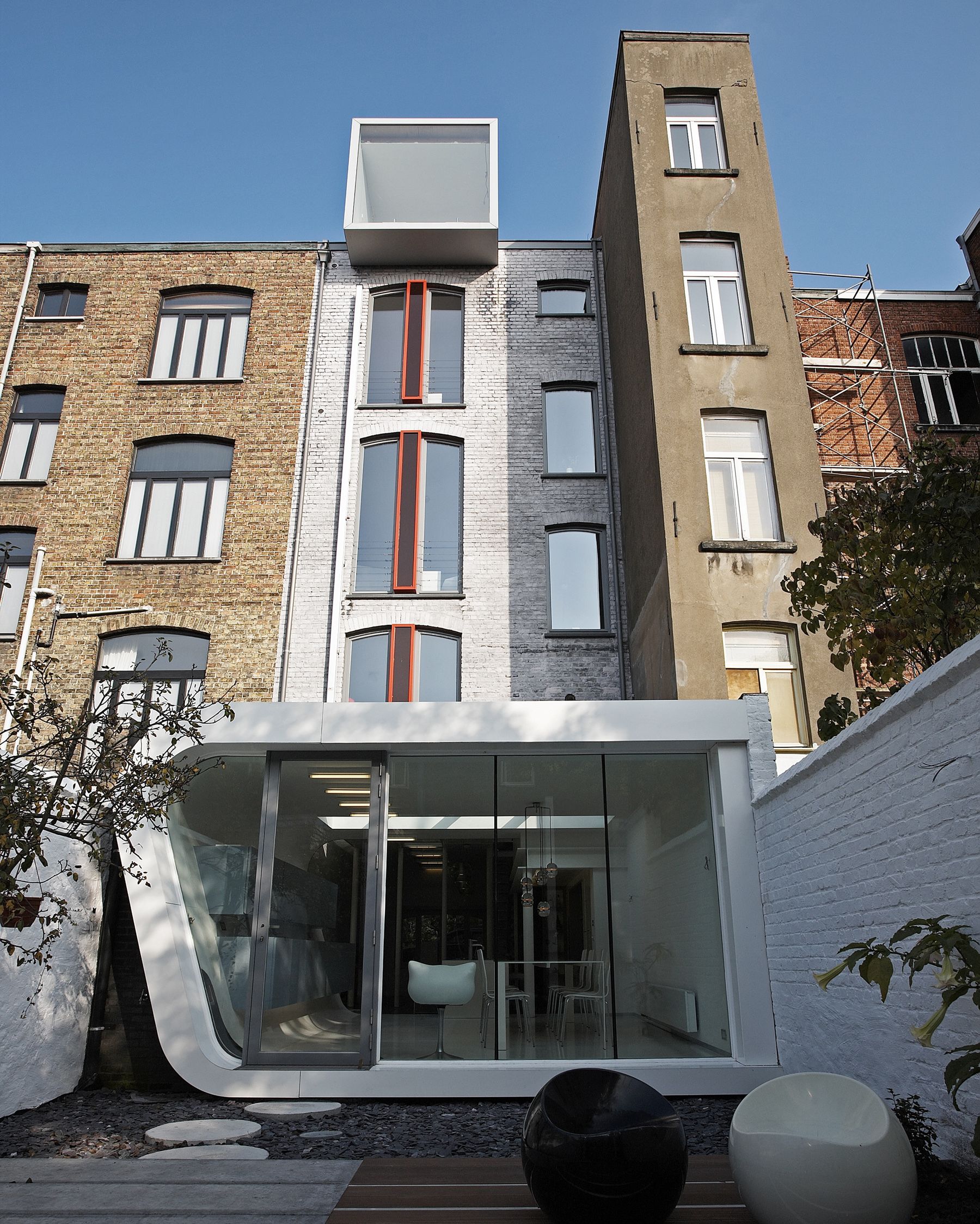 Facciata della struttura