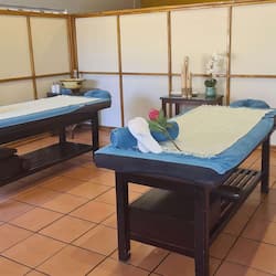 Sale per trattamenti di coppia, trattamenti per il corpo, aromaterapia