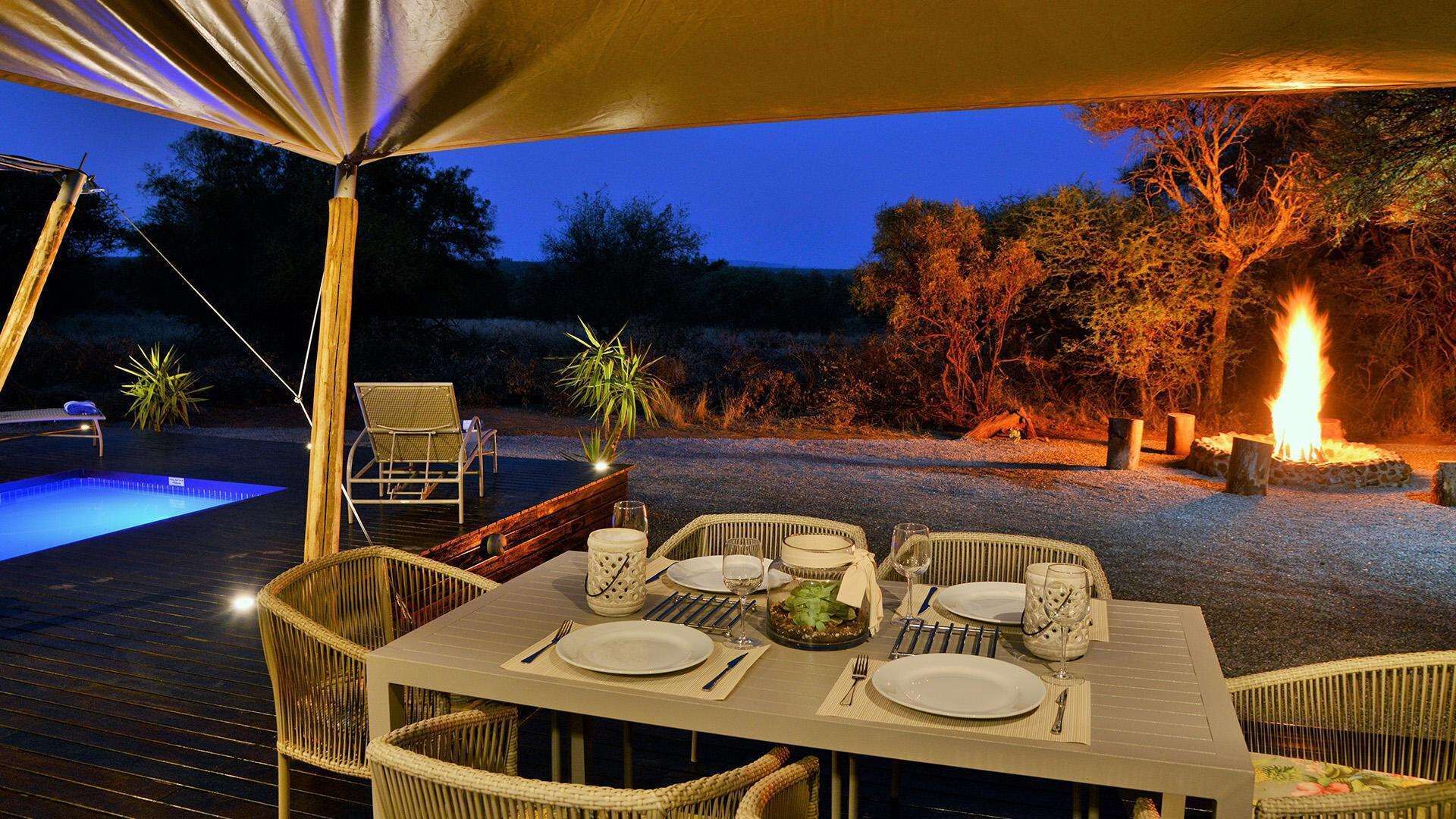 Luxury Tent | Premium bedding, down duvets, in-room safe, desk