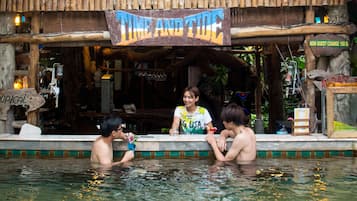 Poolside bar