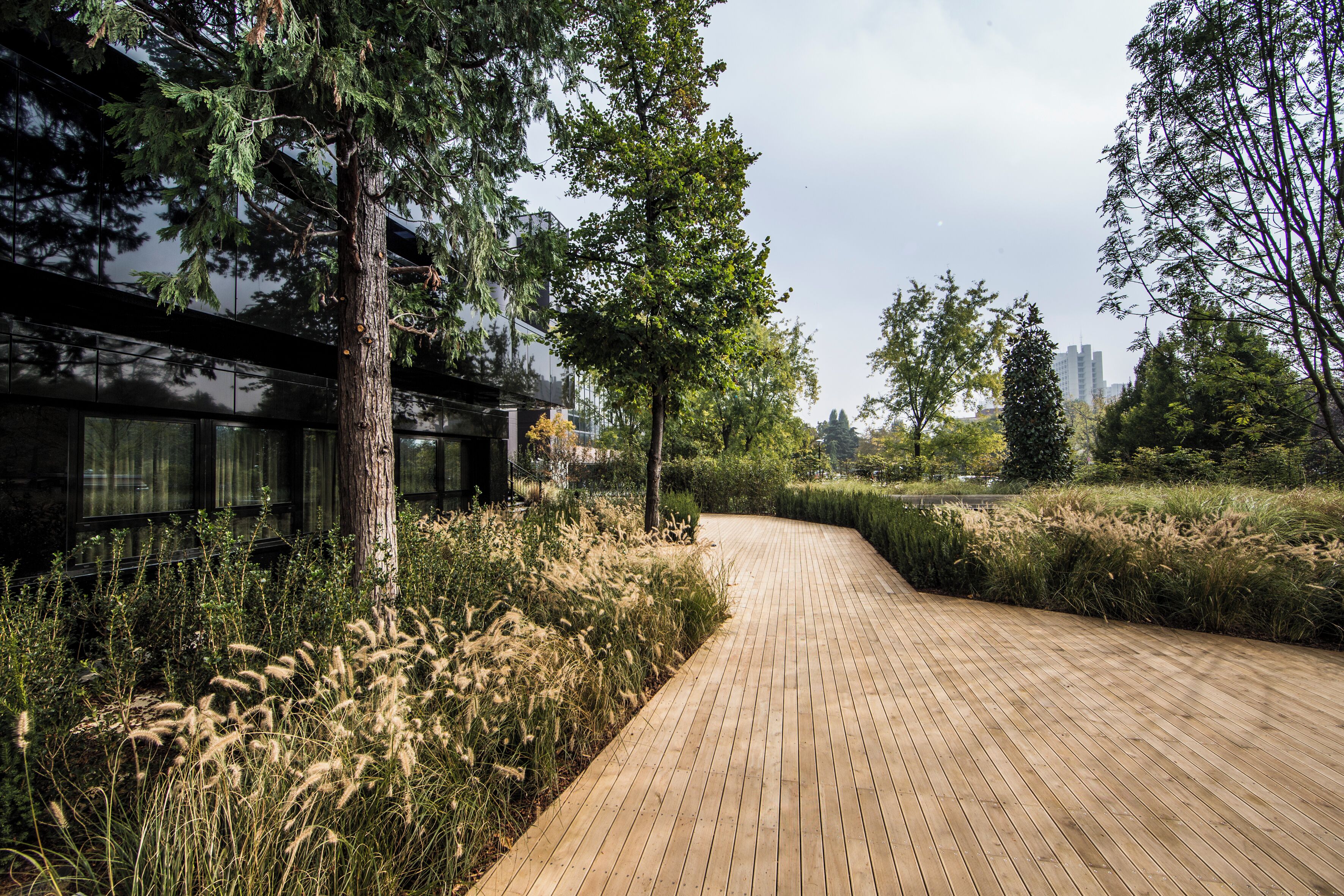 Blick von der Unterkunft