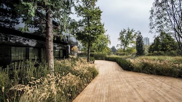 Blick von der Unterkunft