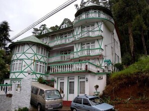 Majoituspaikan sisäänkäynti