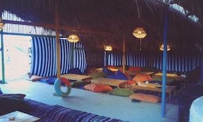 Breakfast, lunch, dinner served; local cuisine, beach views