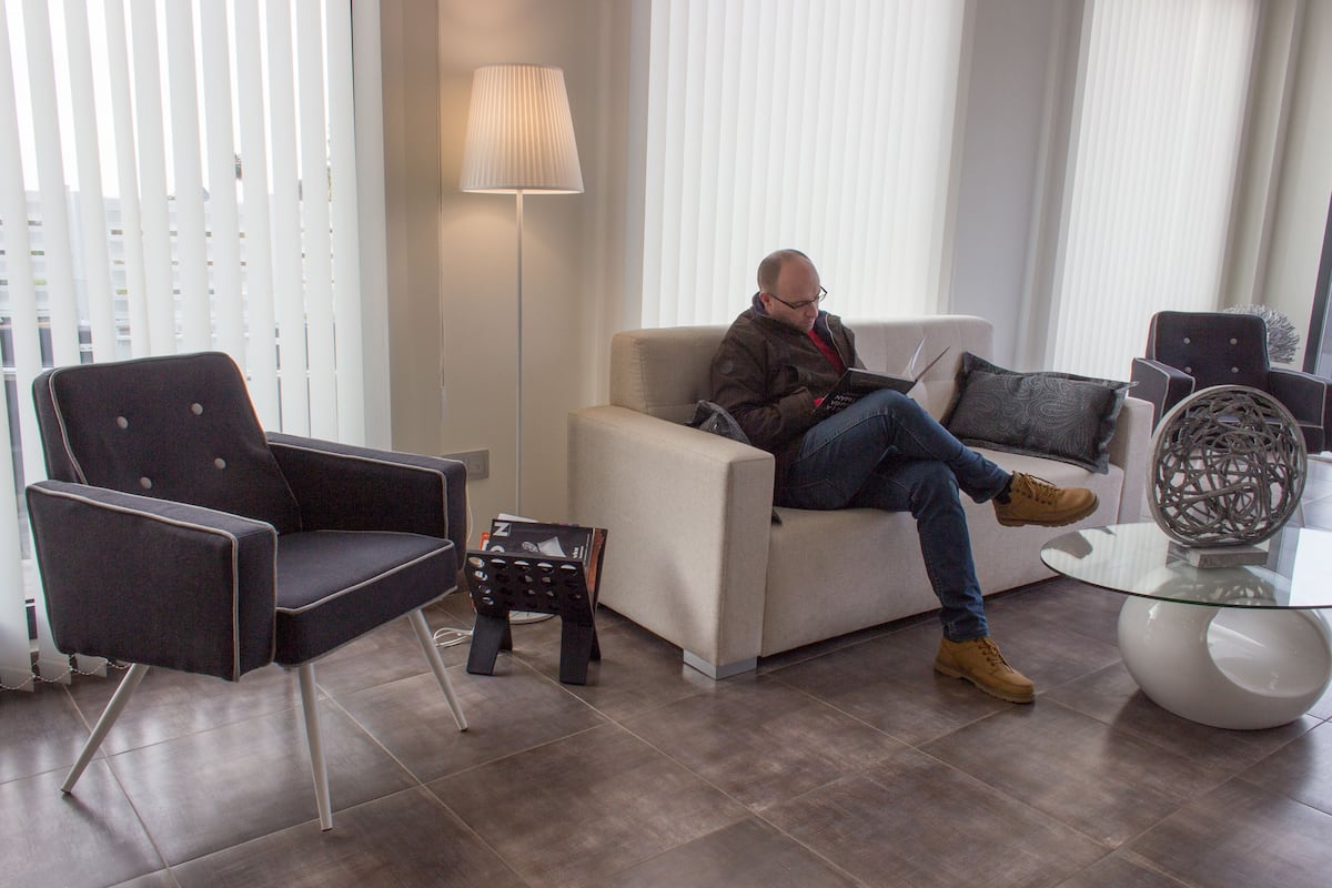 lobby sitting area