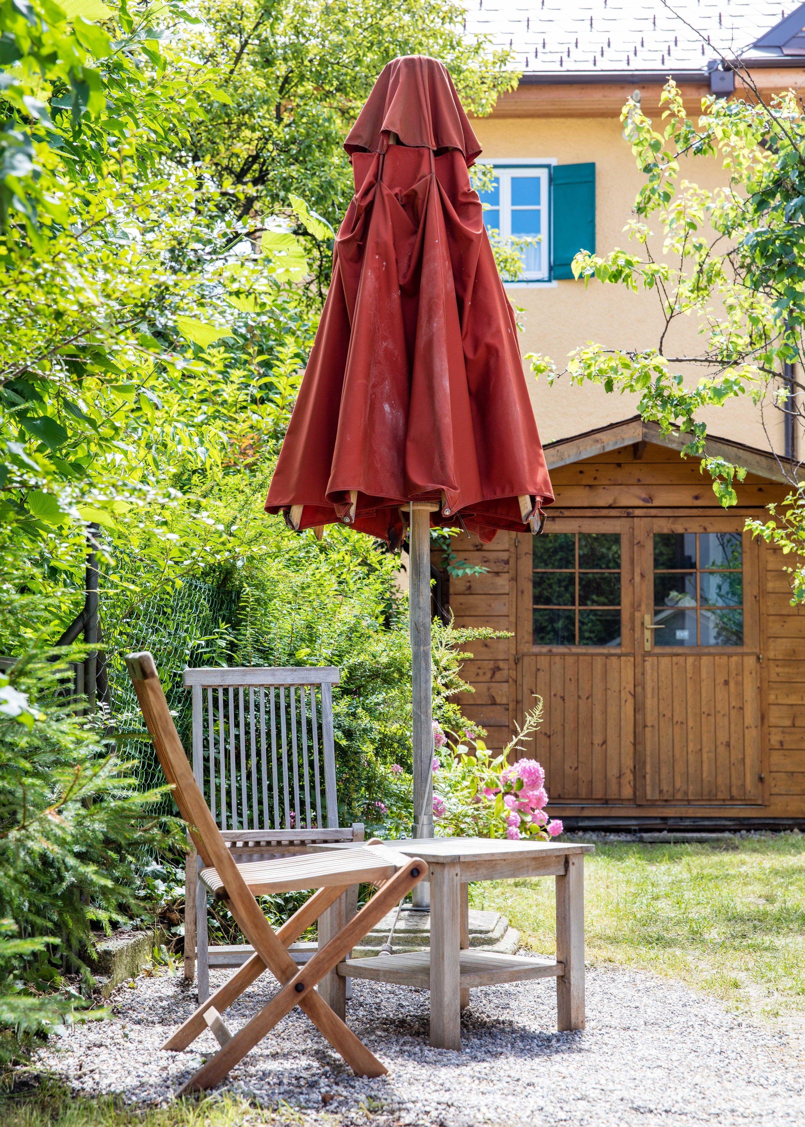 Blick von der Unterkunft