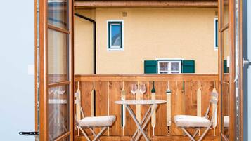 Studio, 1 Schlafzimmer, Balkon, Bergblick (+ 80 EUR cleaning fee per stay) | Balkon