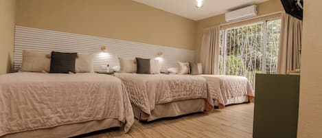 Family Triple Room, 3 Twin Beds | In-room safe, desk, iron/ironing board, free WiFi