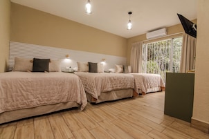 Family Triple Room, 3 Twin Beds | In-room safe, desk, iron/ironing board, free WiFi