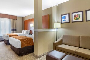 Suite, 2 Queen Beds, Accessible, Non Smoking | Desk, iron/ironing board, free cribs/infant beds, free WiFi - Comfort Suites University (Lubbock)