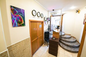 Interior entrance