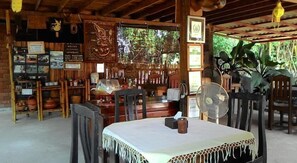 Blick von der Unterkunft