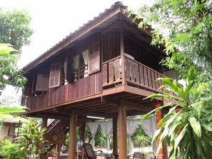 Blick von der Unterkunft