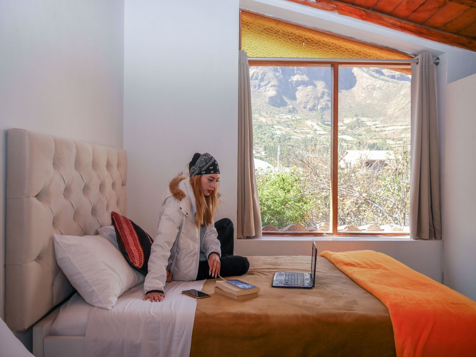 Premium bedding, free WiFi, bed sheets
