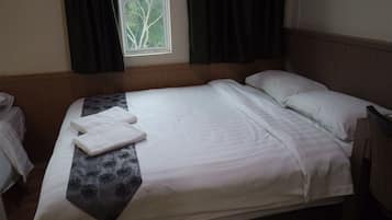Habitación familiar | Escritorio, tabla de planchar con plancha y wifi gratis