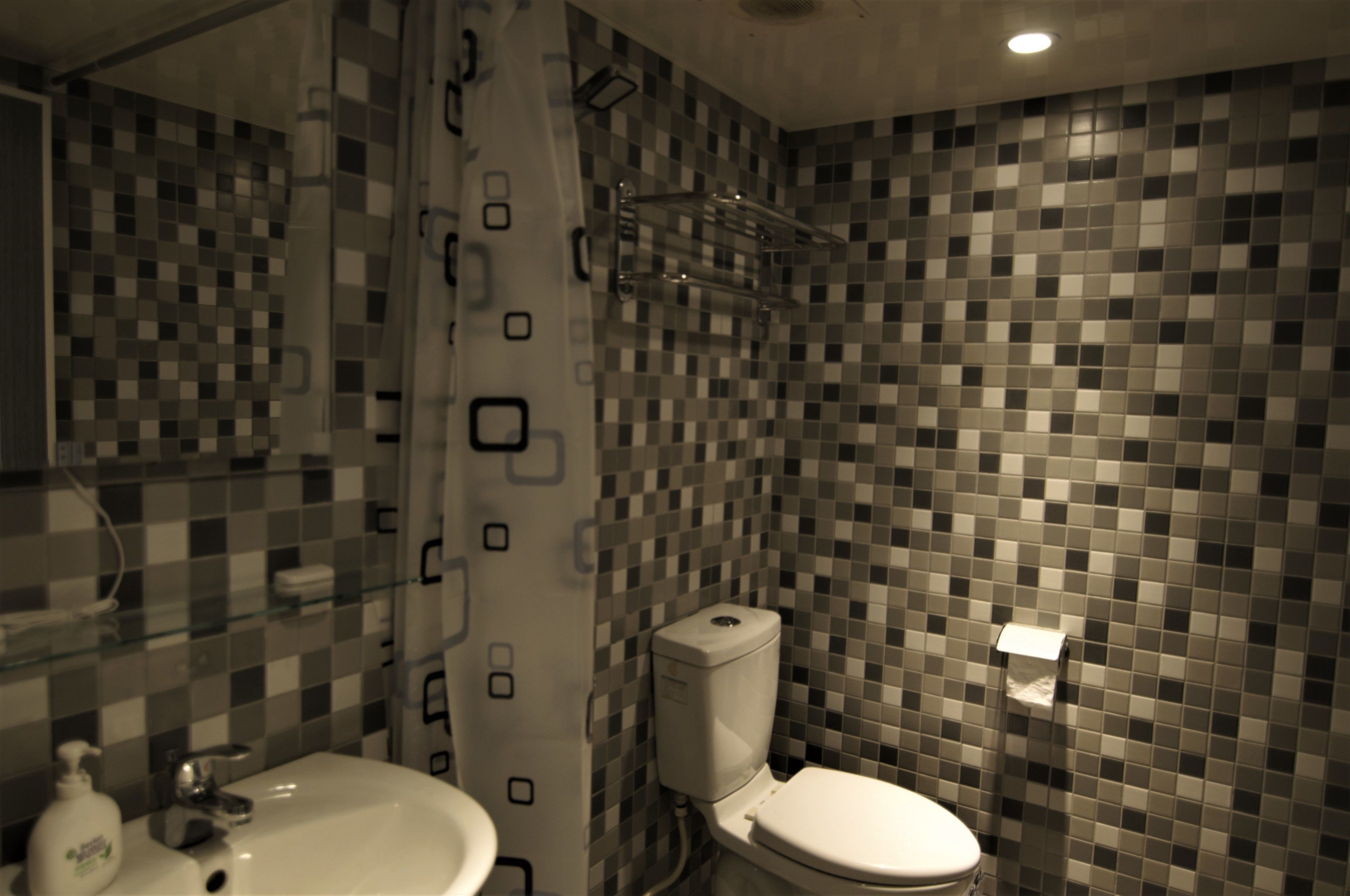 standard double room, no windows | bathroom | towels