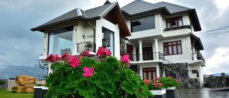 Uitzicht vanuit accommodatie