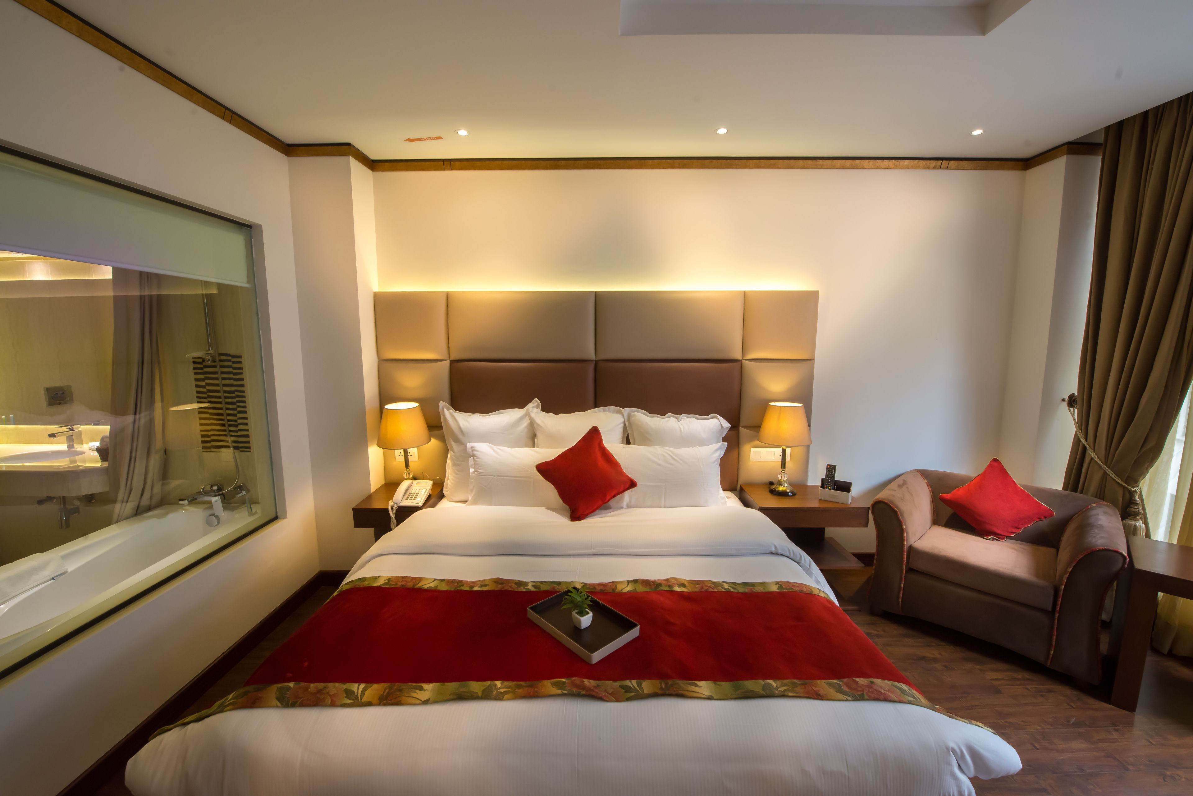 deluxe double room | view from room