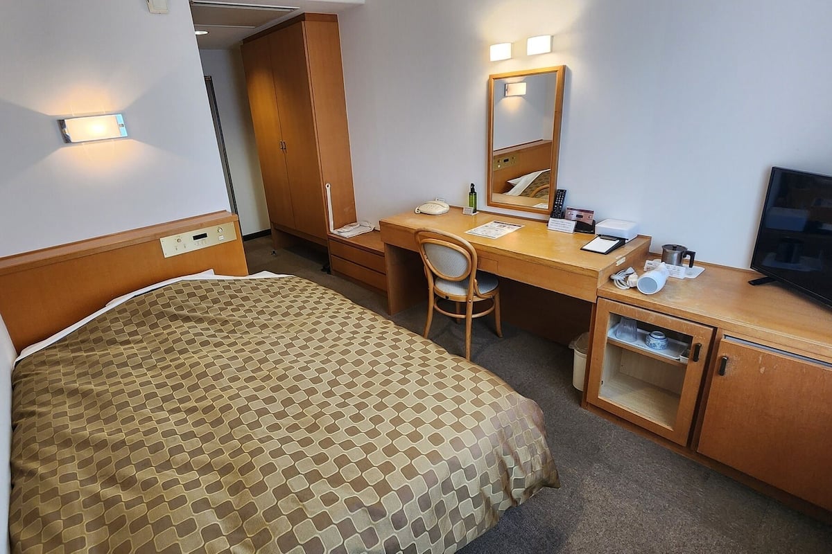Desk, iron/ironing board (on request), WiFi (free)