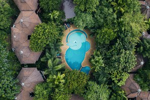 Outdoor pool, open 9:00 AM to 9:00 PM, pool loungers - Phupha Aonang Resort and Spa (Krabi)