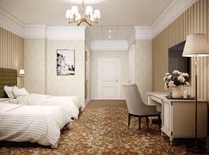 Business Double or Twin Room | Premium bedding, memory foam beds, minibar, in-room safe - Hotel Complex Misto (Kharkiv)