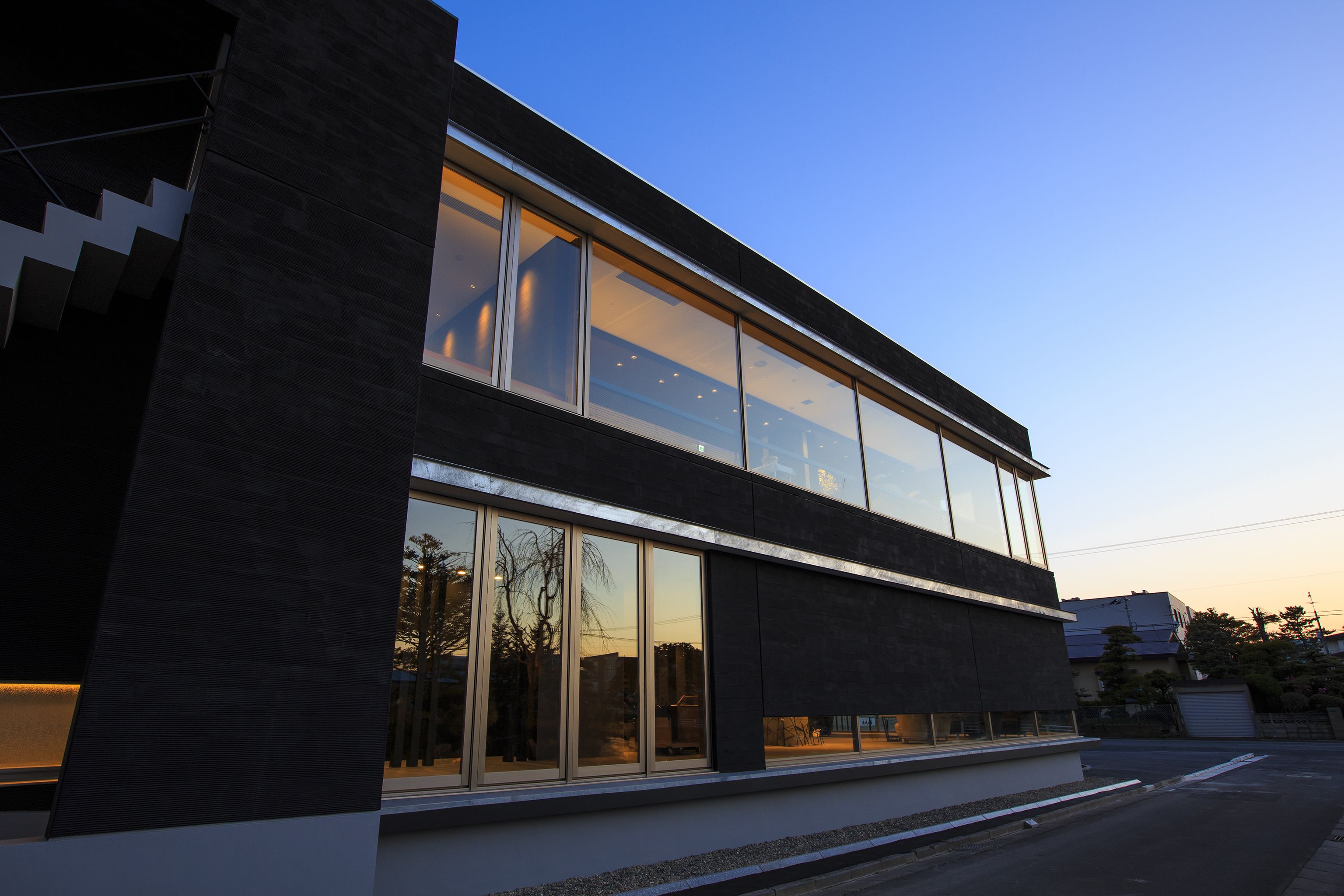 front of property – evening/night