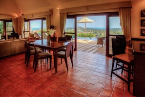 Family Villa, 5 Bedrooms | Living room | 50-inch flat-screen TV with cable channels, TV