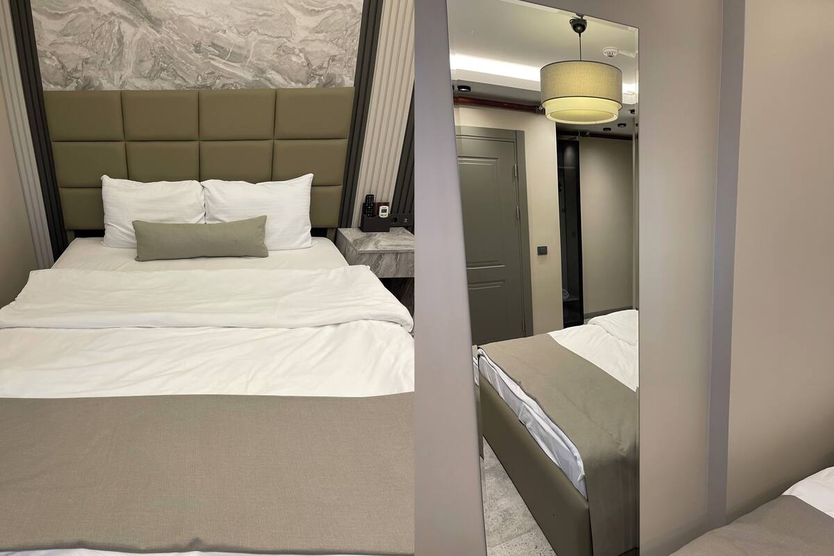 2 bedrooms, desk, WiFi (free)