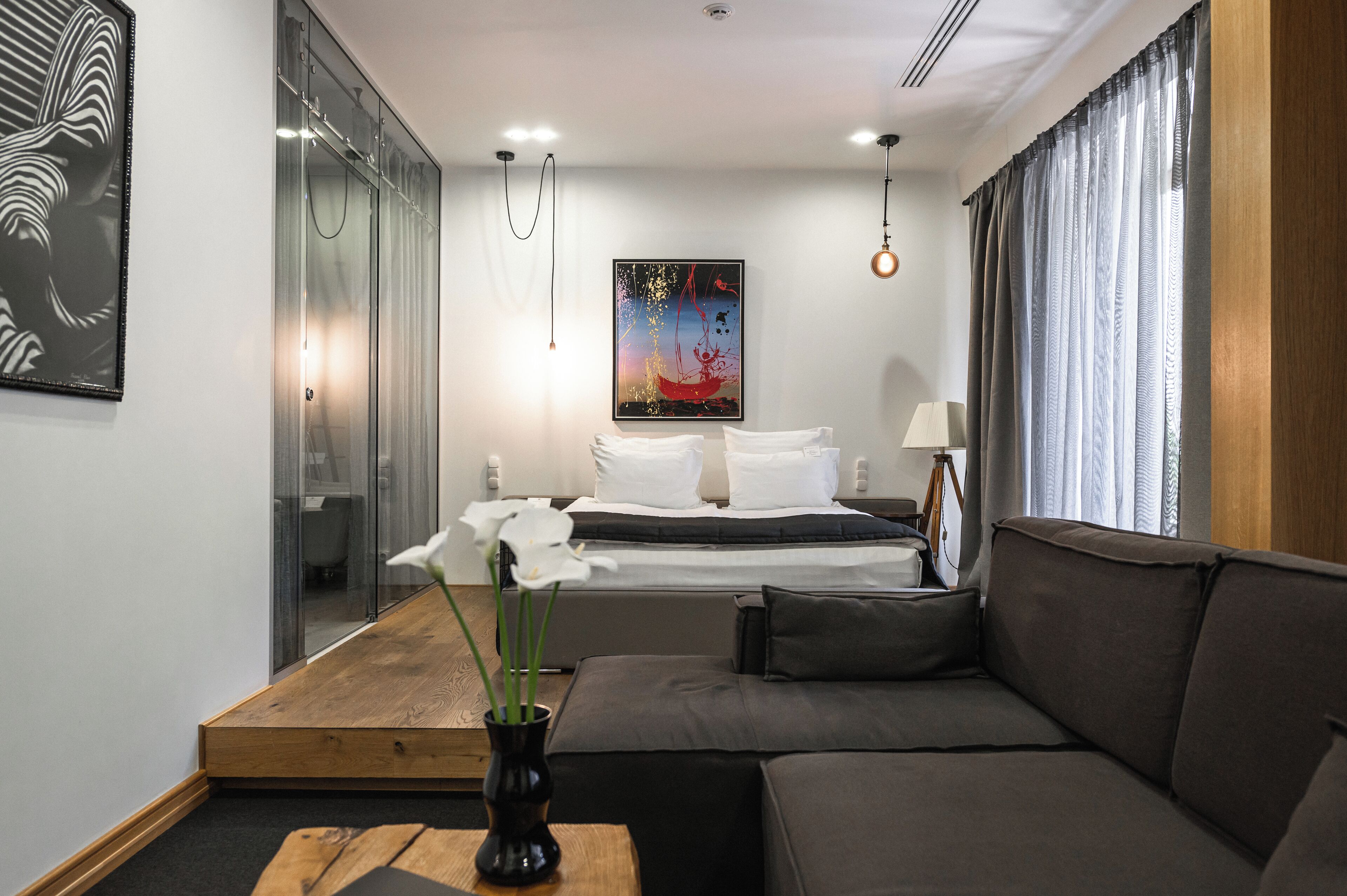 Luxury Suite, 1 Double Bed | Premium bedding, Select Comfort beds, minibar, in-room safe