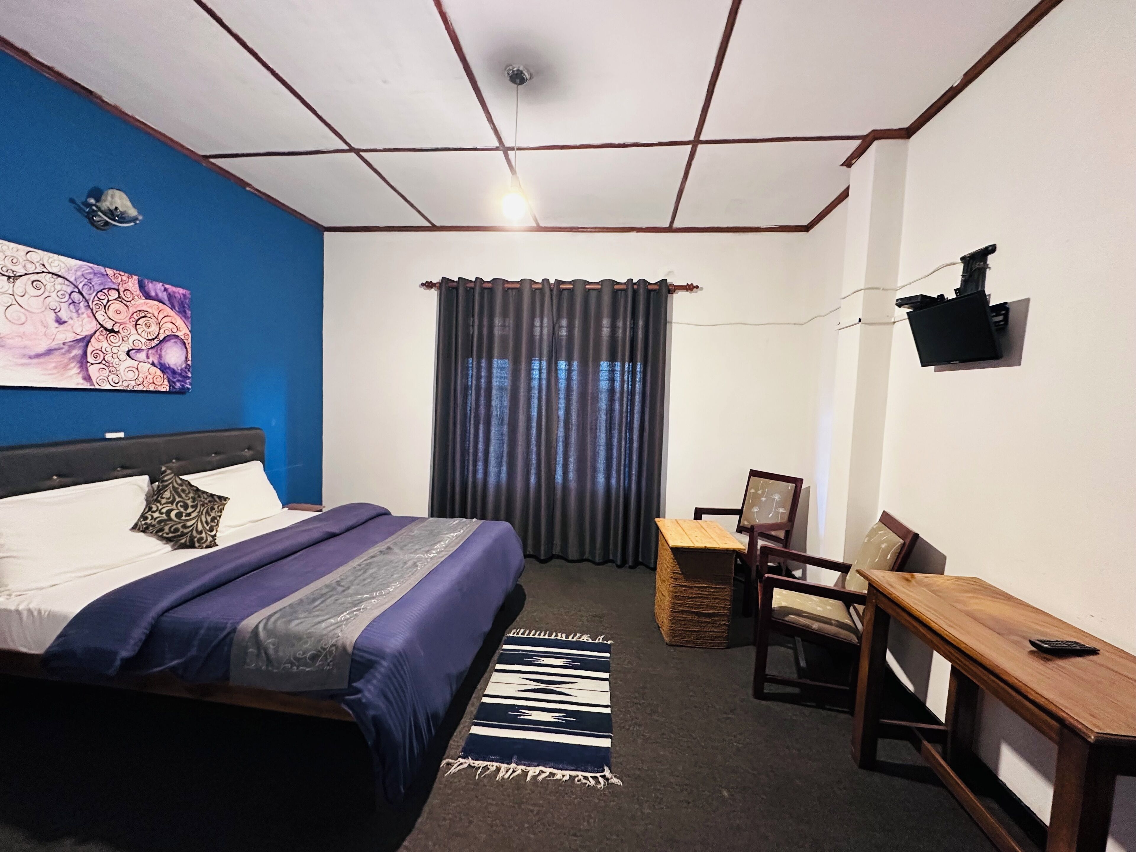 Doppelzimmer, eigenes Bad, Bergblick