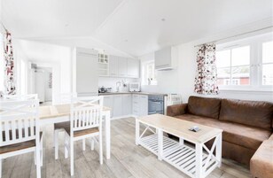 Classic Cabin, 2 Bedrooms, Patio, Beachside | Cribs/infant beds, free WiFi