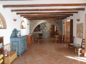 Lobby sitting area - Agriturismo Principe di Vallescura (Pisciotta)