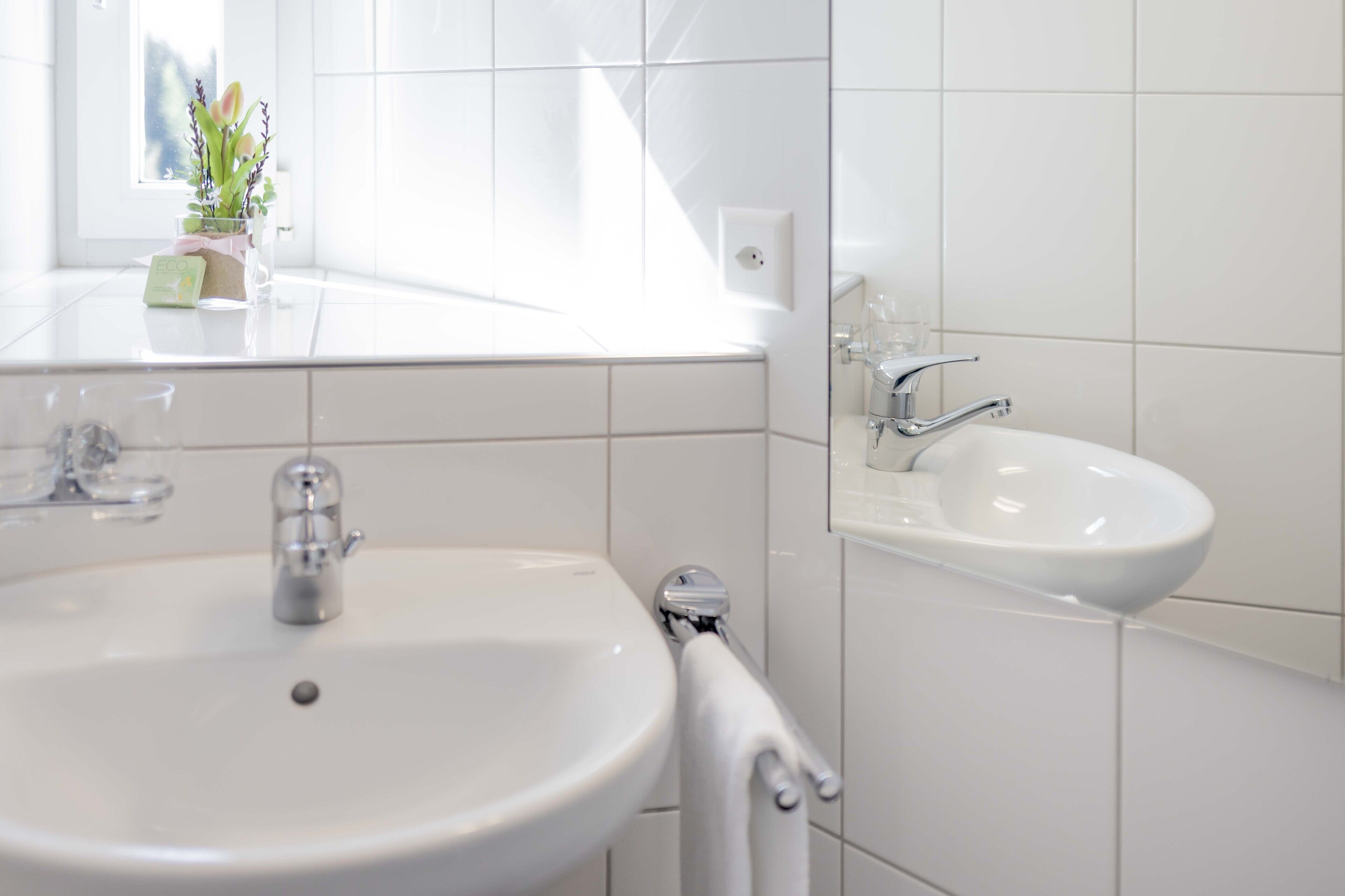 towels, soap, shampoo, toilet paper