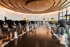 Área interna para casamento