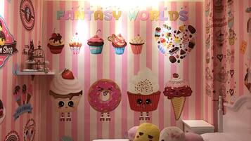 Desk, iron/ironing board, free cots/infant beds, free WiFi