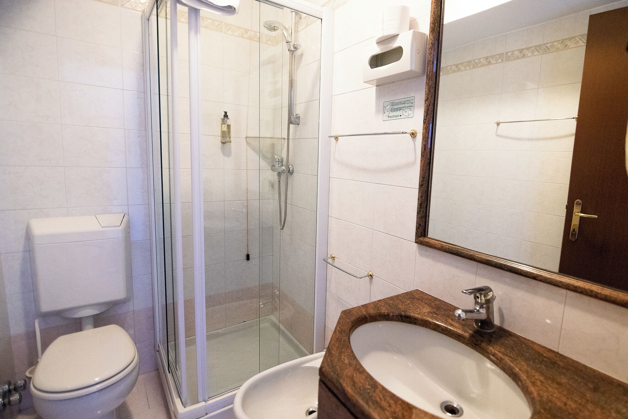basic room | bathroom | shower, free toiletries, hair dryer, bidet