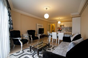 Apartment, 1 Schlafzimmer | Wohnzimmer | Fernseher