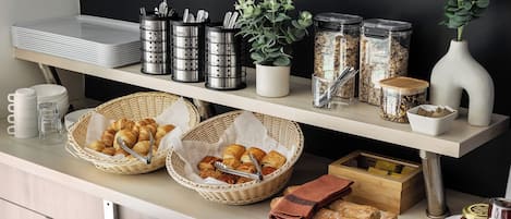 Daily continental breakfast for a fee