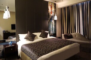 Ropa de cama de alta calidad y minibar