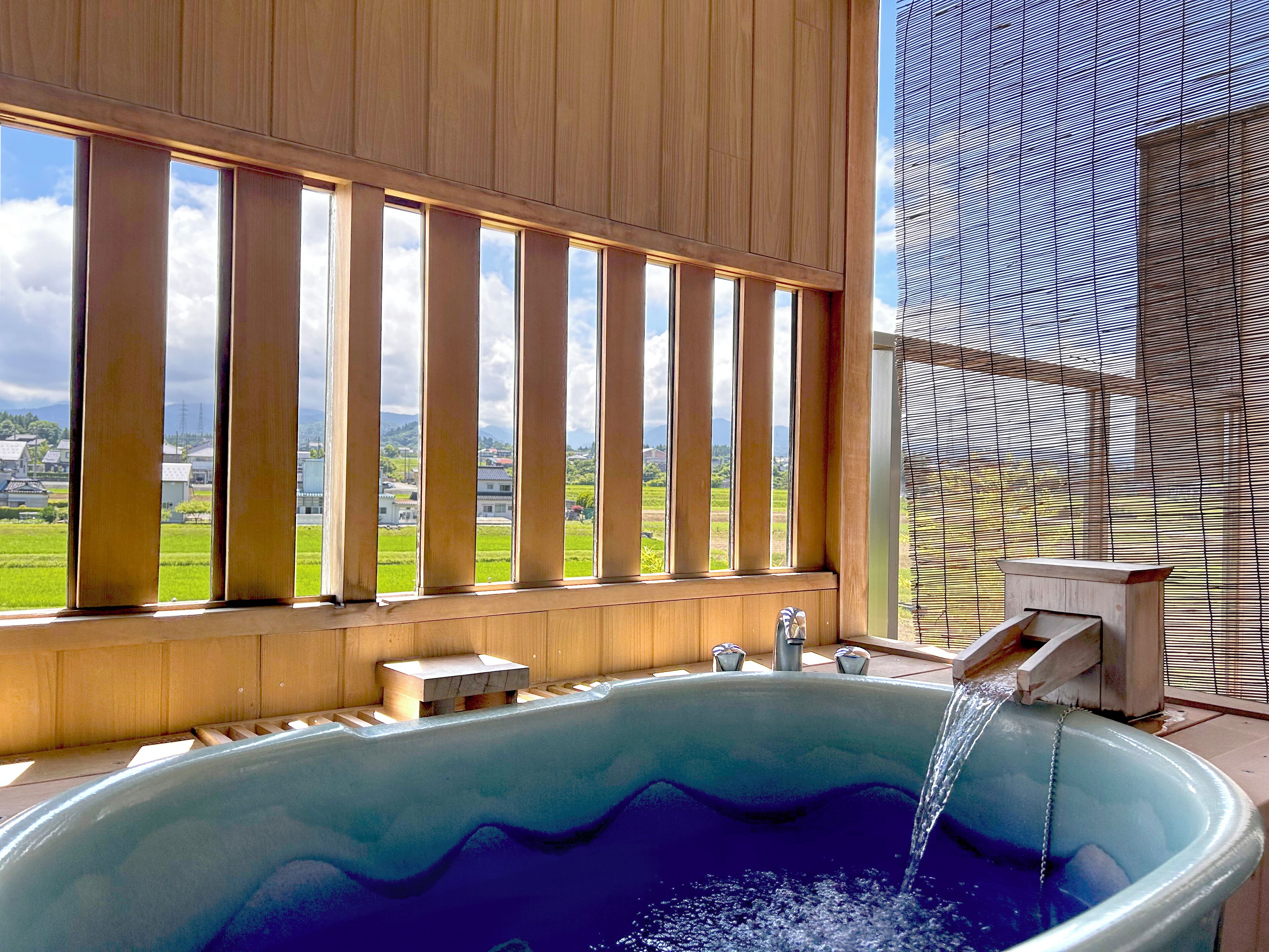 Modern JapaneseWestern Style Room with OutdoorBath, Non smoking | Bathroom | Shower, hair dryer, bathrobes, slippers