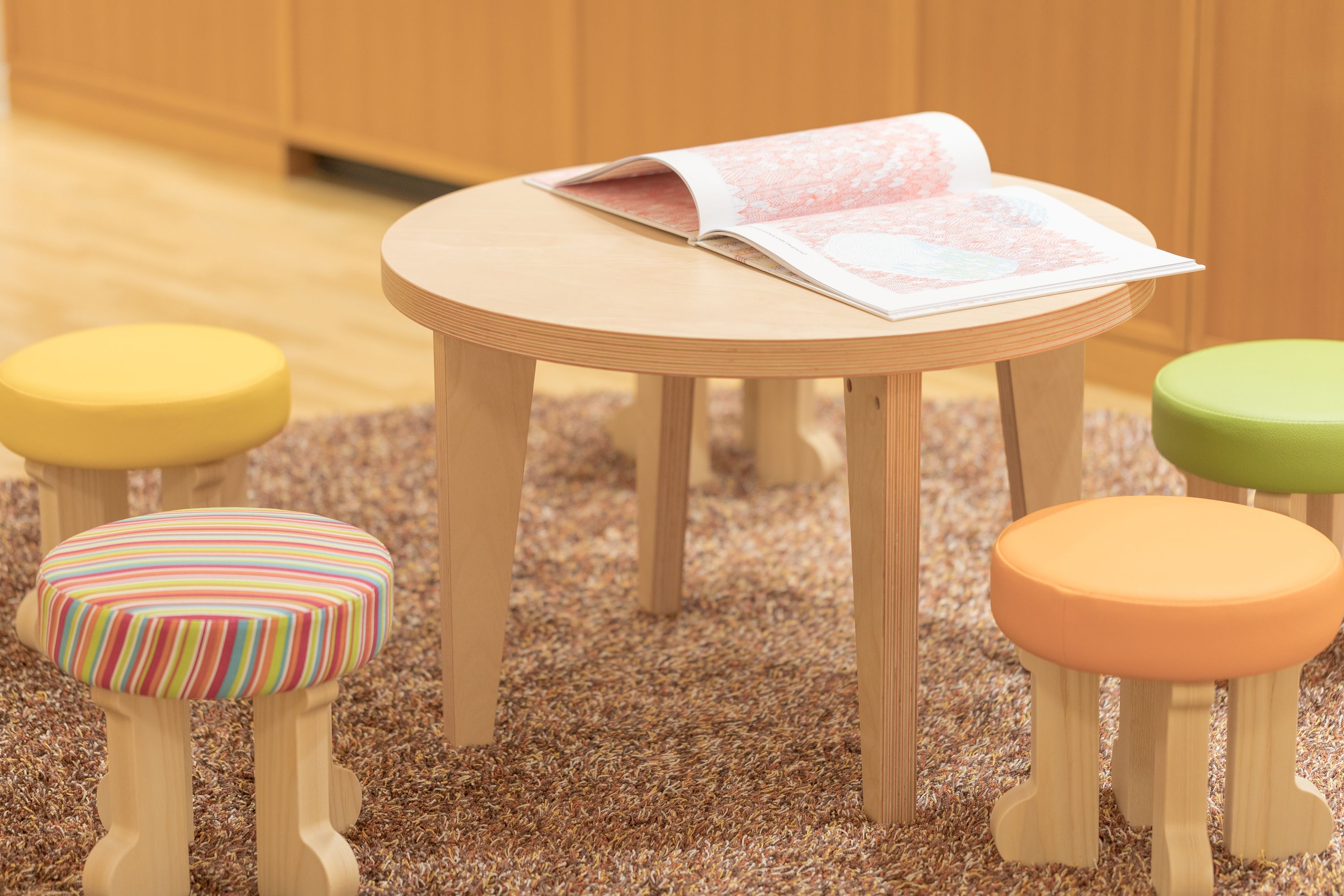 Área de juegos infantiles techada