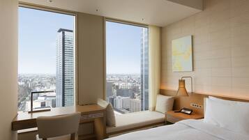 客房内保险箱、办公桌、遮光窗帘、熨斗/熨衣板