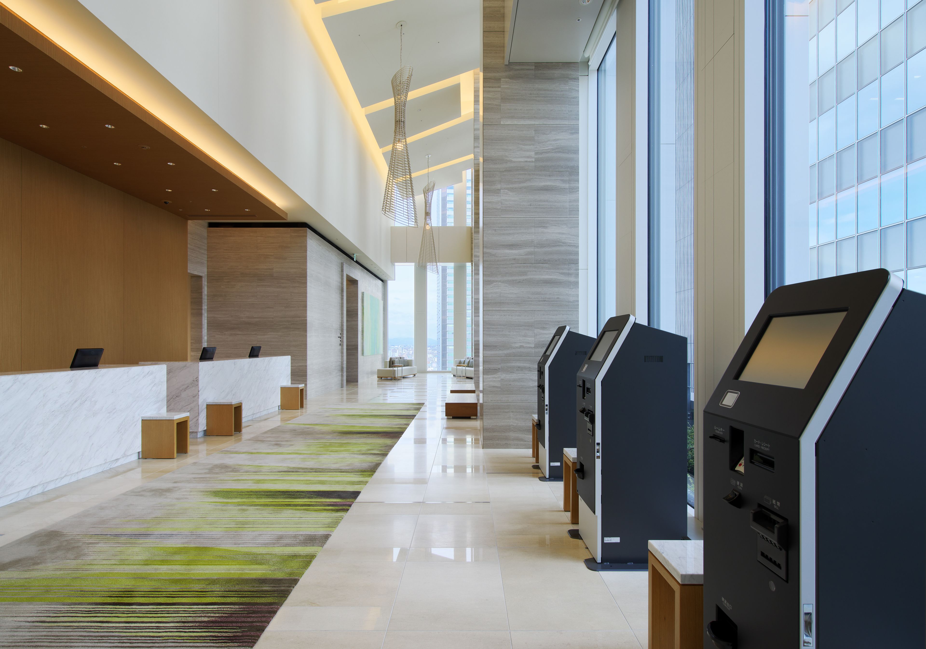 check-in/check-out kiosk