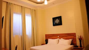 Standard Double Room, Mountain View | Premium bedding, free minibar items, in-room safe, desk