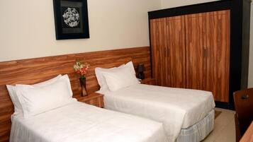 Standard Twin Room, 2 Bedrooms, City View | Bathroom | Separate tub and shower, free toiletries, hair dryer, children's robes