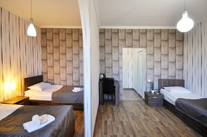 Family Triple Room, 1 Bedroom | Desk, laptop workspace, free WiFi - Hotel Athletics (Tbilisi)