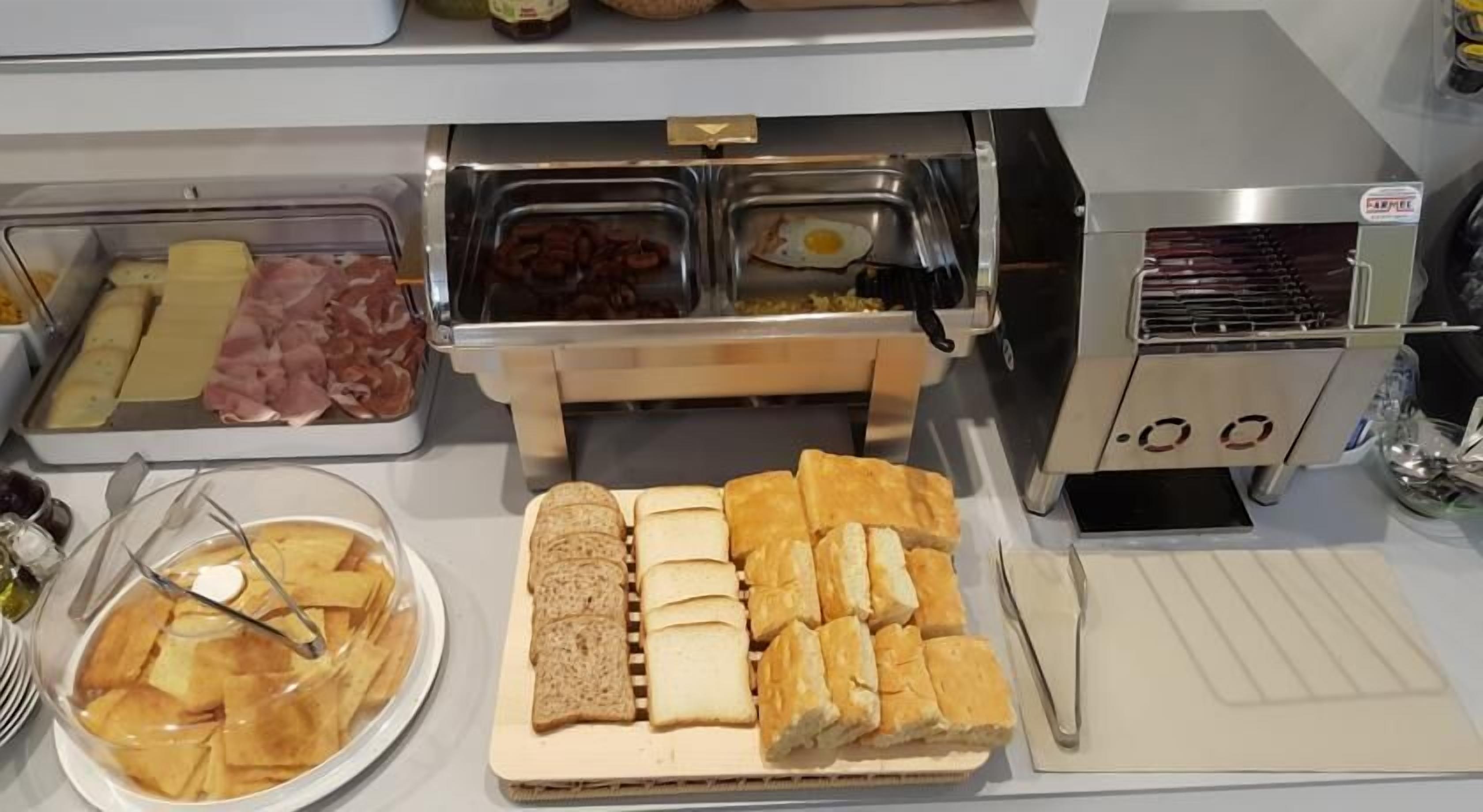 daily buffet breakfast (eur 5 per person)