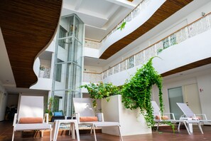 40-inch flat-screen TV with cable channels, TV