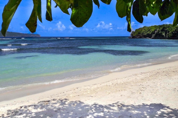 Beach nearby, white sand