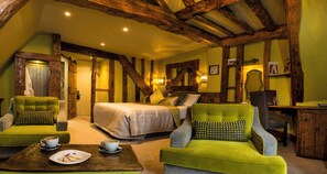 Deluxe 'Swallows' Double Bedroom (With Spa Access) | Iron/ironing board, free WiFi, bed sheets - Hatherley Manor Hotel & Spa (Gloucester)